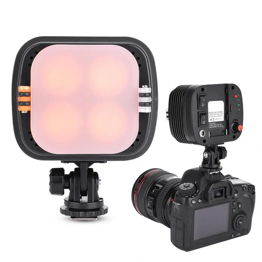 

ZF3000 LED Camera Viedo Light DSLR Fill Lights with Universal Cold Shoe Mount colour temperature adjustable/white light