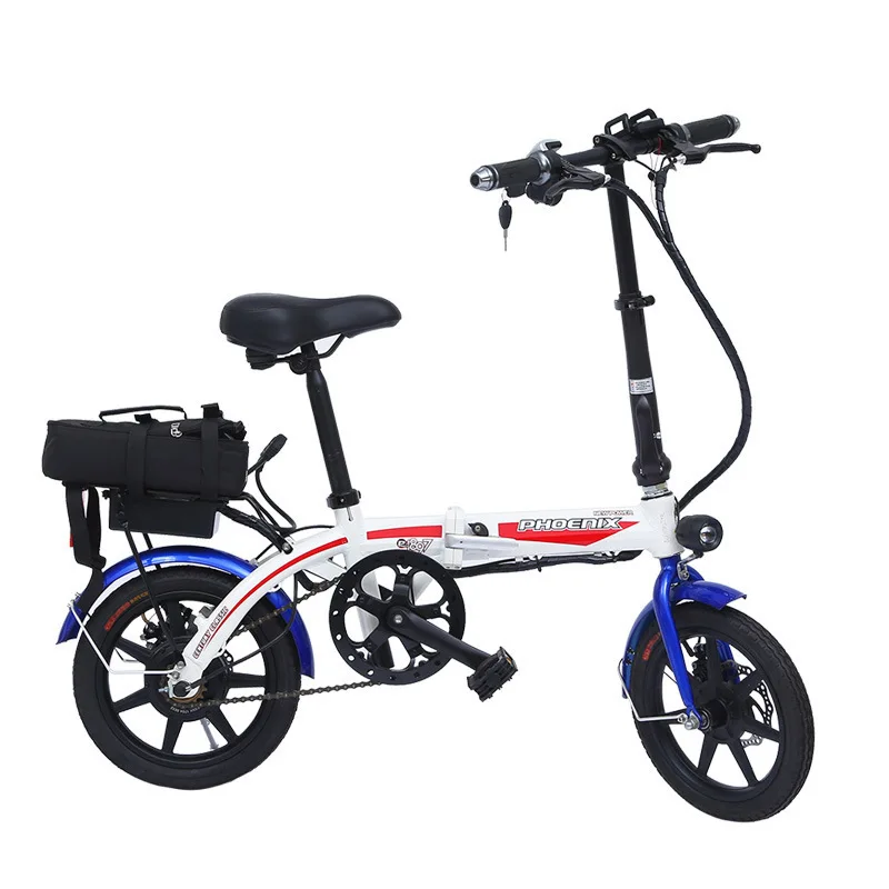 

Folding Electric Bicycle 2 Wheels 48V Electric Bicycle 18 Inch Portable Two Wheel Electric Scooter For Adults With Seat