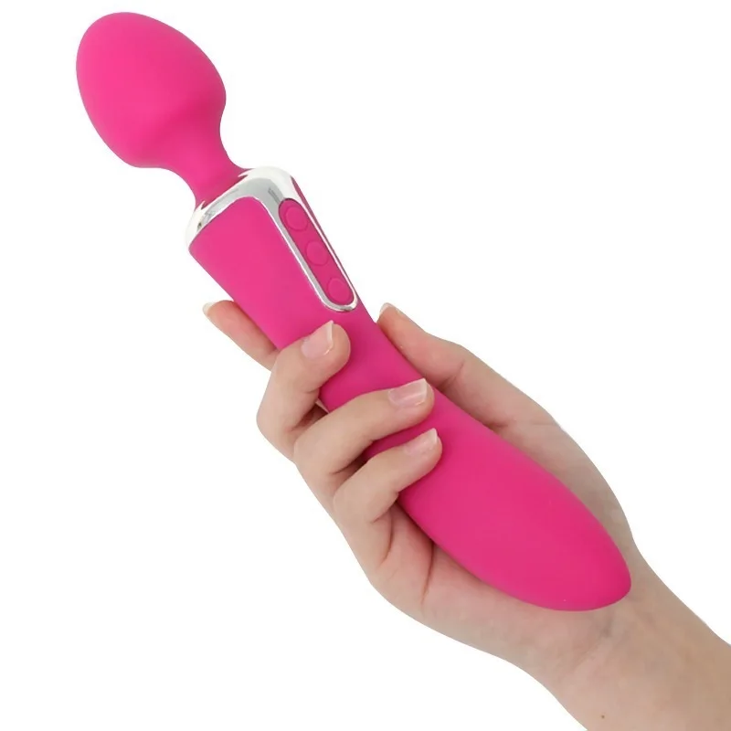Sex Charging Heating G spot font b Dildo b font Vibrator For Women Masturbator Magic Wand
