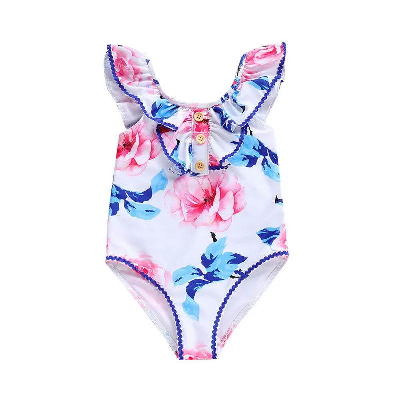 baby girl full body swimsuit