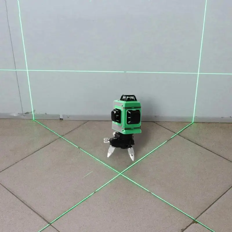 Laser Level Self-Leveling 360 Horizontal Vertical Cross Green Laser Beam Line Measuring Instrument 635nm Leveling Instrumment