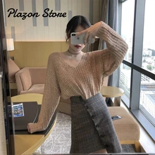 Harajuku Pullover Women Knit Sweater Korean Pullover Cute Sweater Streetwear Sweater 2018 Autumn Women Fashion Lazy Oaf Harajuku Pullover Women Knit Sweater Korean Pullover Cute Sweater Streetwear Sweater 2018 Autumn Women Fashion Lazy Oaf