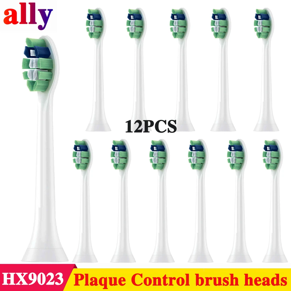 

Replacement Toothbrush Brush Heads for Philips Sonicare ProResults Plaque Control HX9023/64 fits DiamondClean HealthyWhite