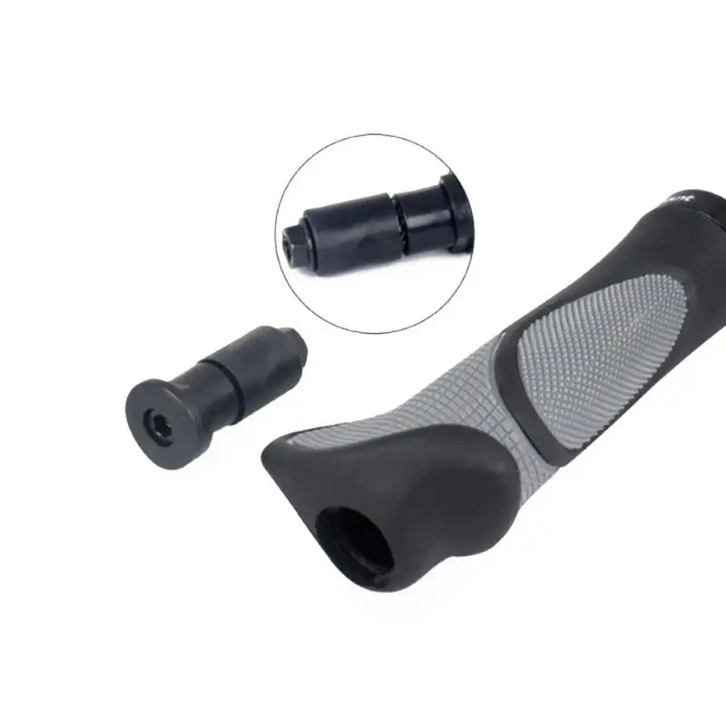 Ручки велосипеда резиновый рожок Форма комфорт Эрго Non slip руле для MTB велосипед BMX