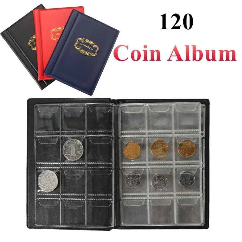 120Coin Holder Display Collection Storage Collecting Money Penny