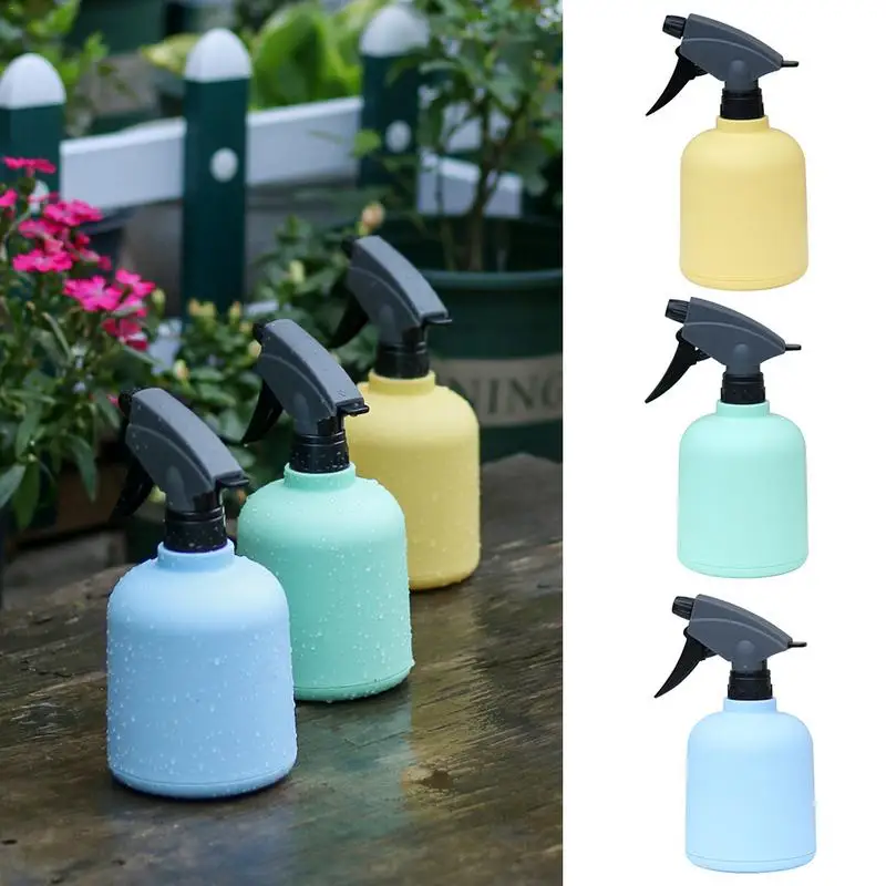 

Candy Color Small Watering Sprinkler Spray Bottle Watering Can Meaty Watering Pot Beauty Salon Sprayer With Top Pump 2019 new