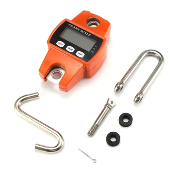 

300kg Mini Crane Scale Portable LCD Digital Electronic Stainless steel Hook Hanging Weight Crane Scales Weighing Balance