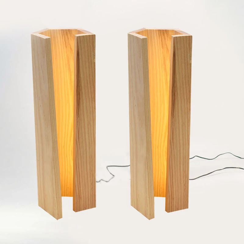 Led UsbLamparas De Mesa настольная лампа деревянный ночной Светильник для детей светильник