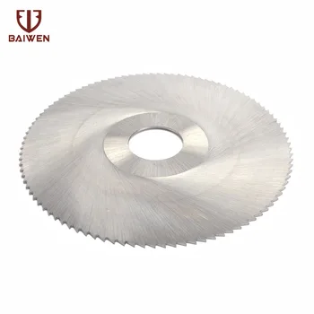 

4" Hss Circular Saw Blade Cutting Disc 100 Teeth For Cutting Stainless Steel Aluminum Wood