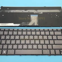 Новая английская клавиатура для hp SPECTRE X360 13-AE 13-AE001TU 13-ae002TU 13-ae003TU английская клавиатура с серебристой подсветкой