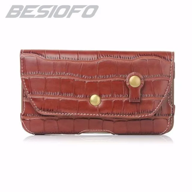 Horizontal PU Bag With Waist Belt Pouch Holster Cover Crocodile Pattern Phone Case For Asus ZenFone V Zenfone 5 500kl X002 X003 | Мобильные