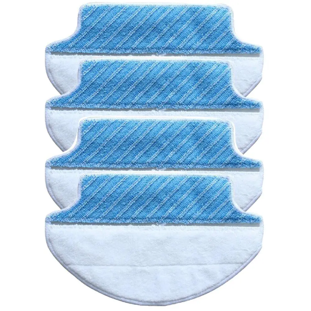 

4pcs Mops Wet & Dry Microfiber Mop Pad Cloth For Ecovacs Deebot DT85 DT83 eDM81 M88