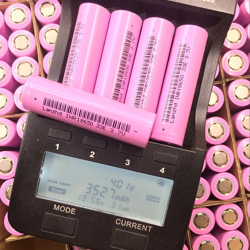 Li ion de Lítio Lanzhd Baterias Recarregáveis 18650 3.7 v li Ion Bateria 3300 Mah 18650 30a Inr18650 18650vtc7 18650 5 40 Pcs - Image 2