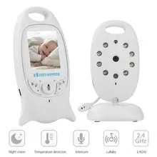 VODOOL VB601 2,4 ГГц беспроводной видео видеоняни и радионяни 2," ЖК дисплей экран 2 способ говорить ИК Ночное Видение безопасности камера детски