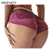 Летние женские сексуальные шорты для йоги, цветные шорты для бега, шорты для занятий спортом, фитнесом, тренировкой, Mujer Pantalon Deporte, спортивная одежда