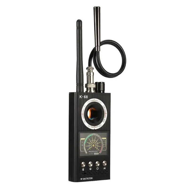 Caliente K68 señal inalámbrica Detector RF Bug Finder Anti Eavesdroped Detector Anti Candid Camera GPS Tracker localizador Dropshipping. exclusivo. - 2