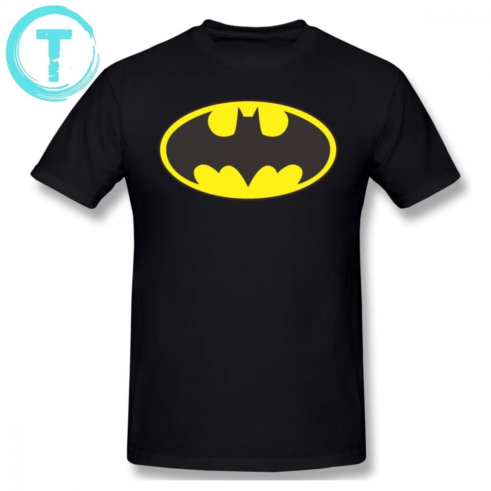 

Batman T Shirt Batman Symbol Bat Oval Logo T-Shirt Cute 4xl Tee Shirt 100 Cotton Fashion Male Short Sleeves Print Tshirt