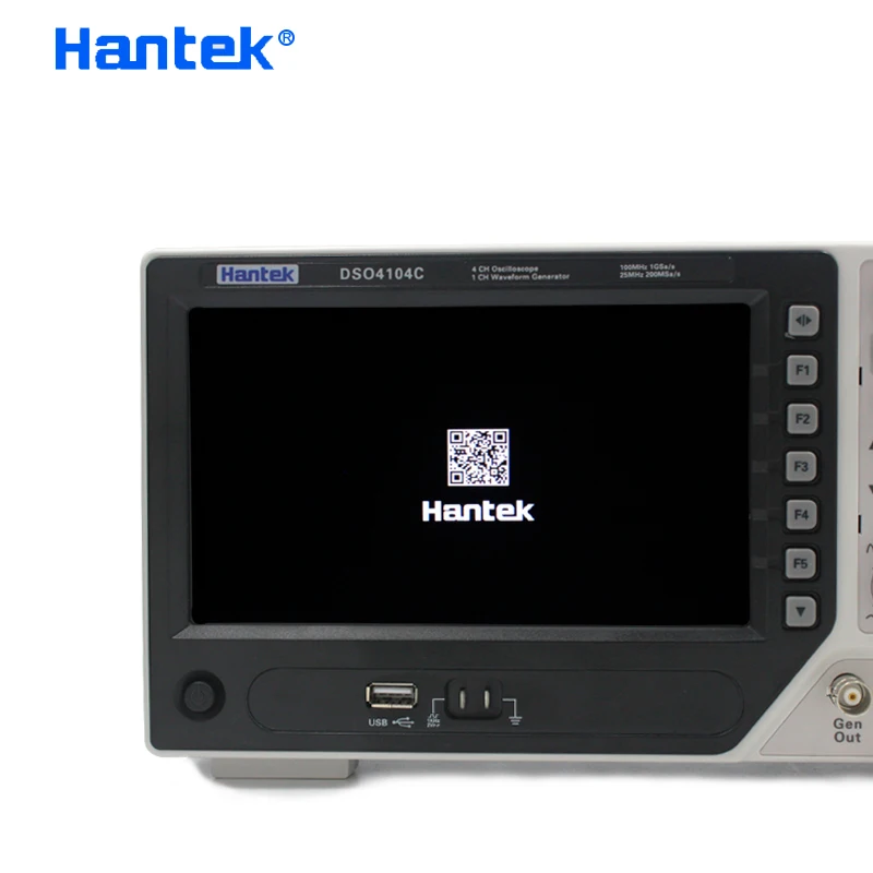 Hantek DSO4104C цифровой осциллограф 4 канала 100 МГц пропускной способности ПК Osciloscopio