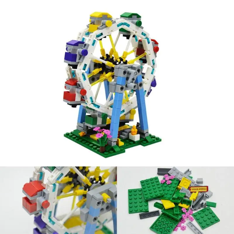 660pcs Mini Street Playground Series Ferris wheel Legoings Building Blocks Kit Toys Kids Birthday Christmas Gifts 660pcs Mini Street Playground Series Ferris wheel Legoings Building Blocks Kit Toys Kids Birthday Christmas Gifts