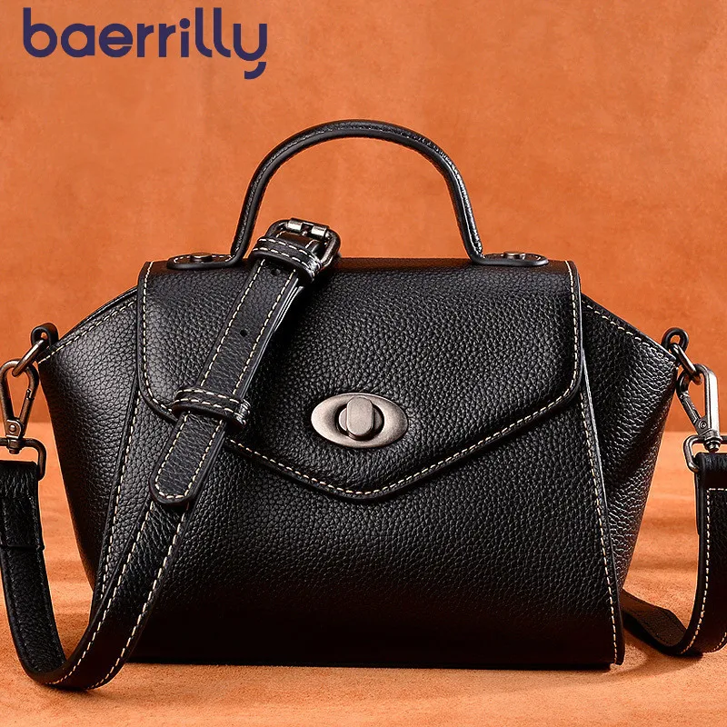

2019 New Genuine Leather Woman Shoulder Bags Small Totes Luxury Handbags Women Bags Designer Fashion Crossbody Bag For Women