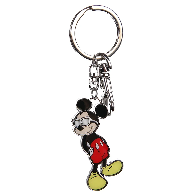 Disney mickey big head key chain pendant key chains ornament new