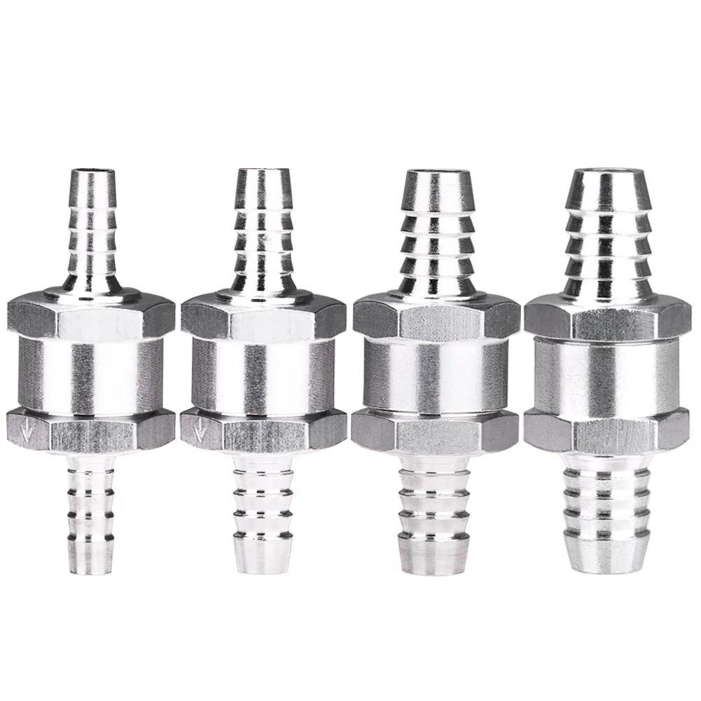 

Wholesale 6/8/10/12mm Aluminium Alloy Fuel Non Return Check Valve One Way Fit Carburettor