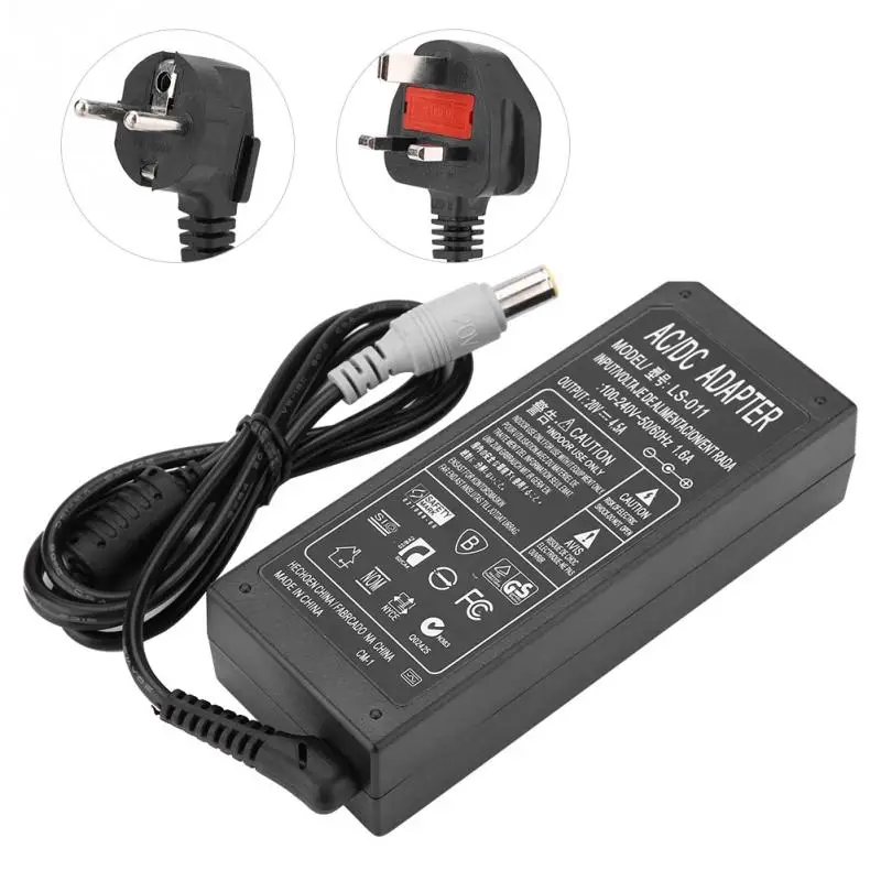 90W AC PC Power Supply Adapter 20V 4.5A For Lenovo Laptop 100-240V EU Plug UK Plug (optional) 90W AC PC Power Supply Adapter 20V 4.5A For Lenovo Laptop 100-240V EU Plug UK Plug (optional)
