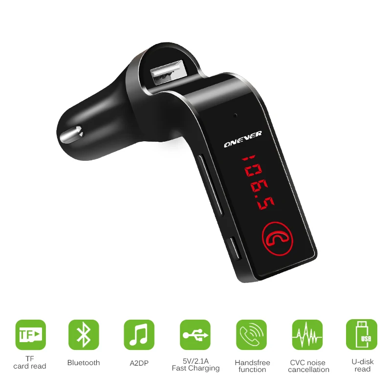 USB Автомобильное зарядное устройство 5V 2.1A автомобильное для телефона с
