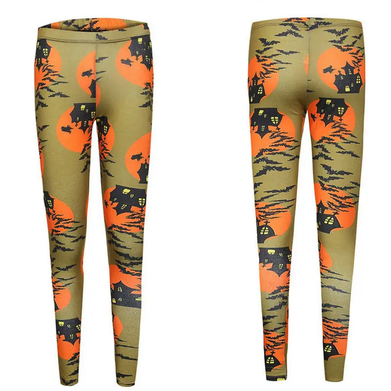 Leggings Halloween Day SEXY New Women's Legging Ghost Skull Pumpkin