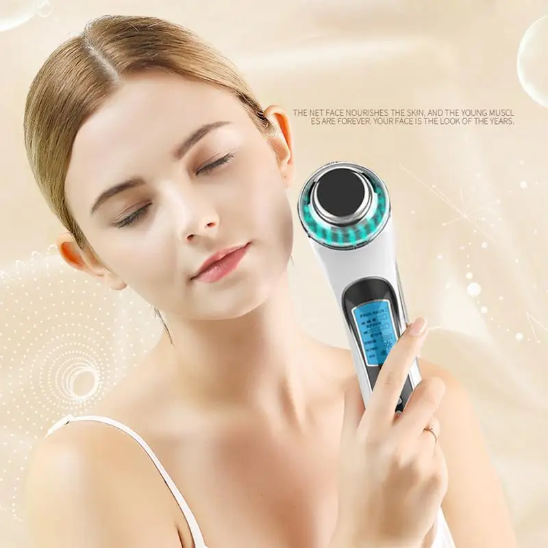 

5-In-1 Multi Skin Care Machine Light Skin Anti-Ageing Facial Rejuvenation Instrument Ultrasonic Whitening Beauty Instrument Tool
