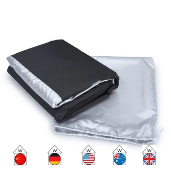 

1 PCS New 210T Polyester Taffeta Motorcycle Cover Waterproof Black/Wine red L