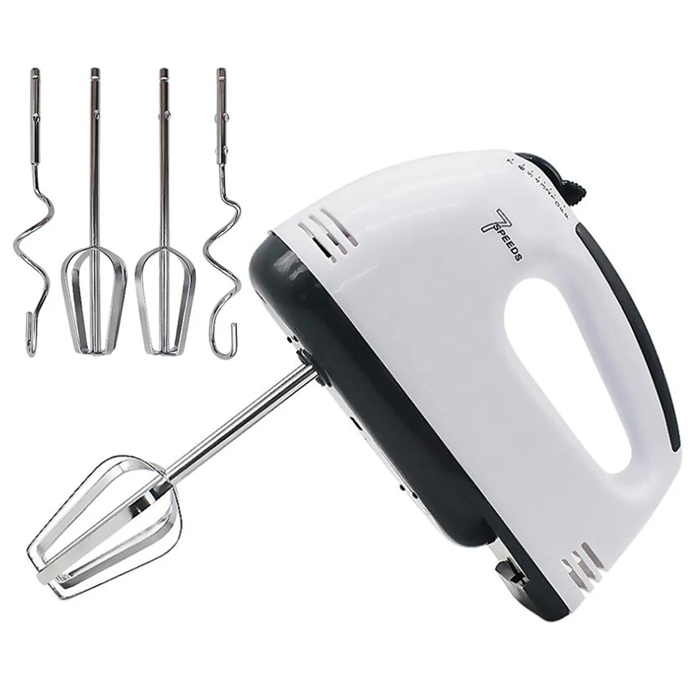 

Us Plug 220V Mini Eggs Beaters Electric Mixer Hand-Held Eggs Blender With 4 Different Type Stirrer Cream Cake Mixers Kitchen T