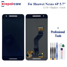 5.7" For Huawei Google Nexus 6P Lcd Screen Display+Touch Panel Digitizer For Google Nexus 6P Assembly Display