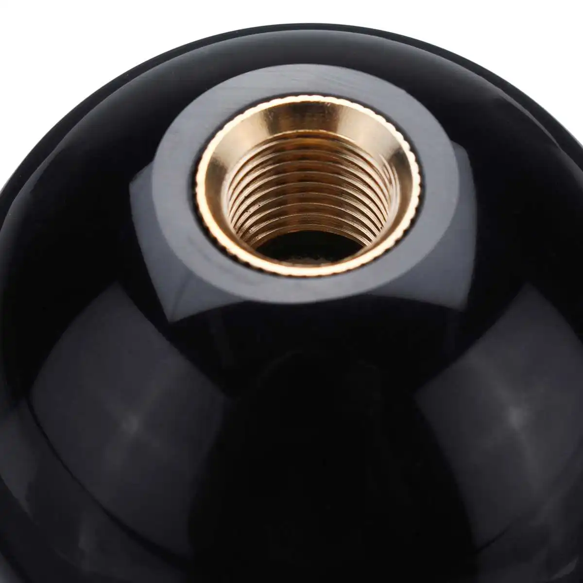Универсальная черная круглая шариковая ручка переключения рулевого механизма автомобиля рычаг переключения тяжеловесного металла