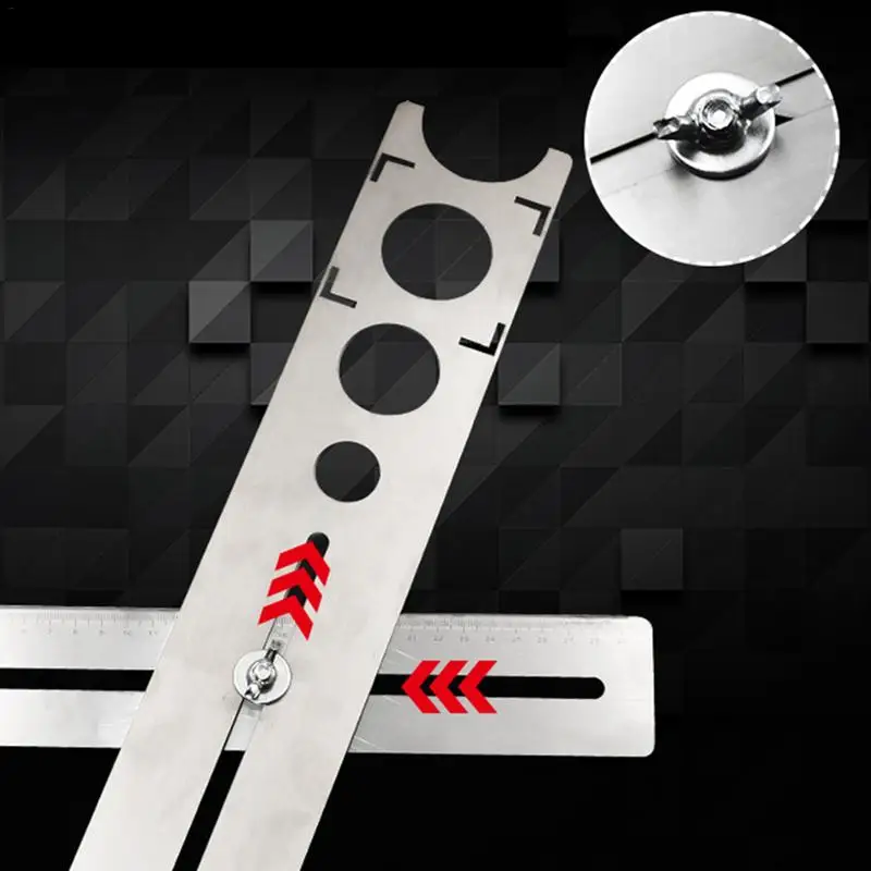 1Pcs Perforated Faucet Glass Hole Tile Wall Tile Floor Tile Puncher Universal Multi-Function Measuring Tester