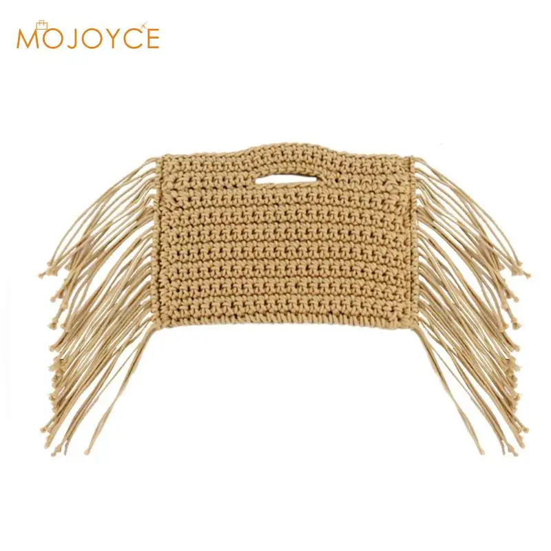 القش اليدوية القطن حبل المنسوجة شرابة حقيبة شاطئية الرجعية مخلب النساء الحياكة يد أعلى-حقائب بيد لسيدة بولسا الأنثوية القش اليدوية القطن حبل المنسوجة شرابة حقيبة شاطئية الرجعية مخلب النساء الحياكة يد أعلى-حقائب بيد لسيدة بولسا الأنثوية