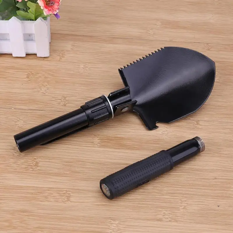 

3 in 1 Multi-function Portable Folding Shovel Spade Trowel Lightweight Survival Portable Camping Hiking Outdoor Tools Supplies