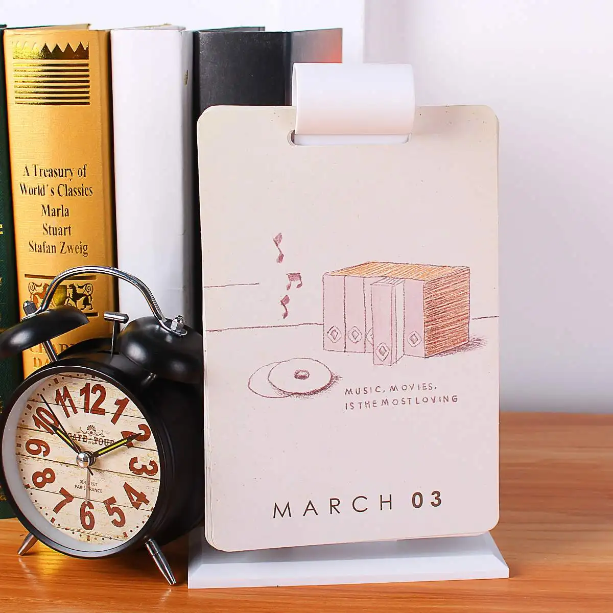 

2019 Simple Design Desktop Standing Paper Calendar Memo Daily Schedule Table Planner Yearly Agenda Organizer 21.5*14.5cm