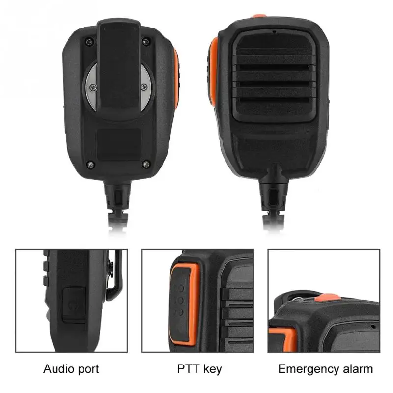 CB радио PTT Динамик Микрофон для HYT Hytera PD700 Walkie Talkie динамик Аварийная сигнализация микрофон двухстороннее радио аксессуары