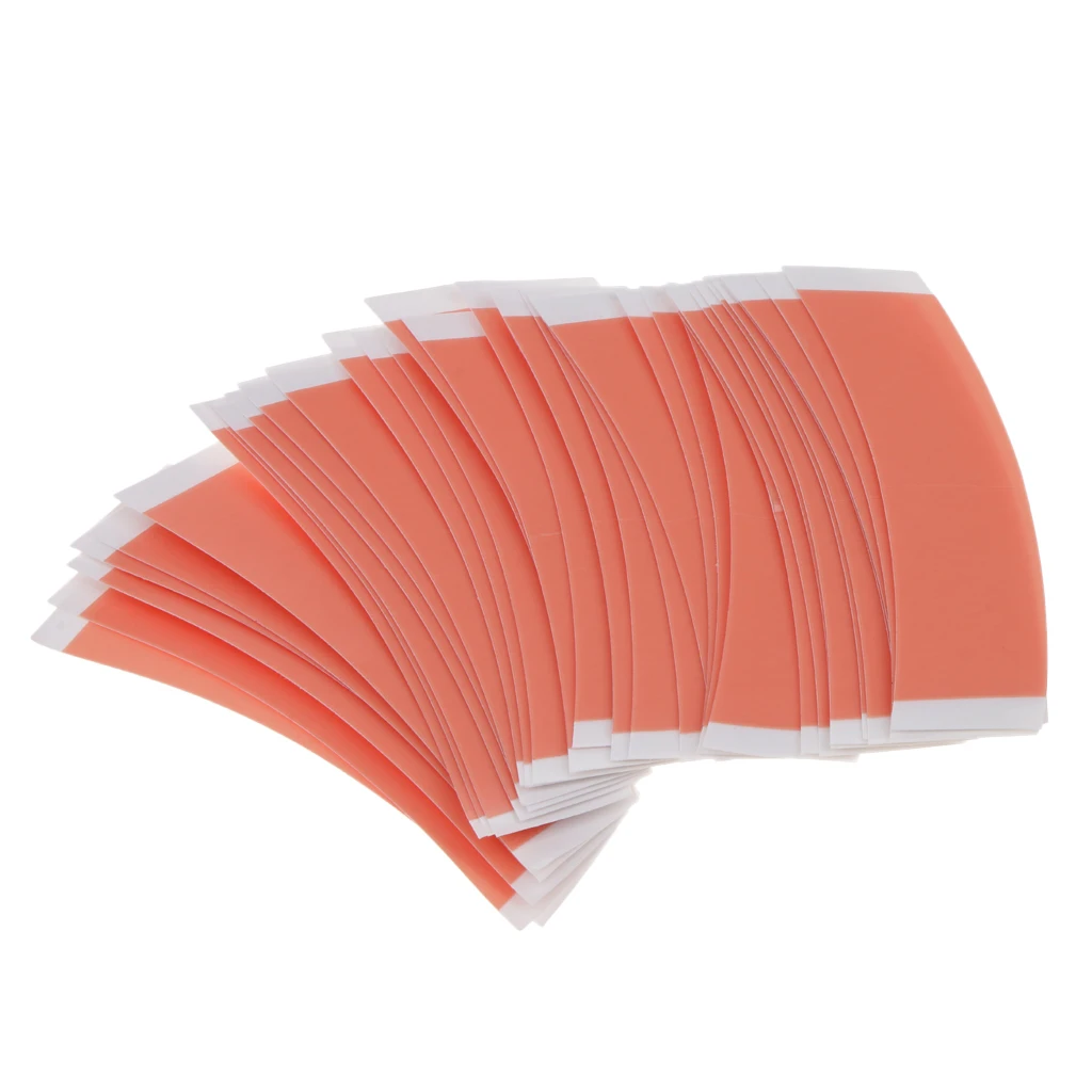 

36pcs Breathable Double Sided Red Tape C Shape for Synthetic and Human Hair Toupee Wig Hairpiece