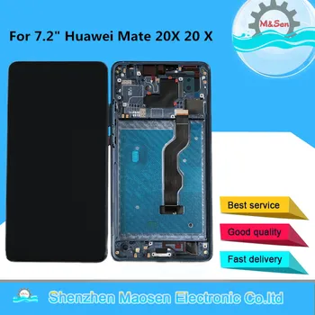 

Original Tested M&Sen For 7.2" Huawei Mate 20X 20 X LCD Screen Display+Touch Panel Digitizer Frame For Huawei Mate 20 X Display