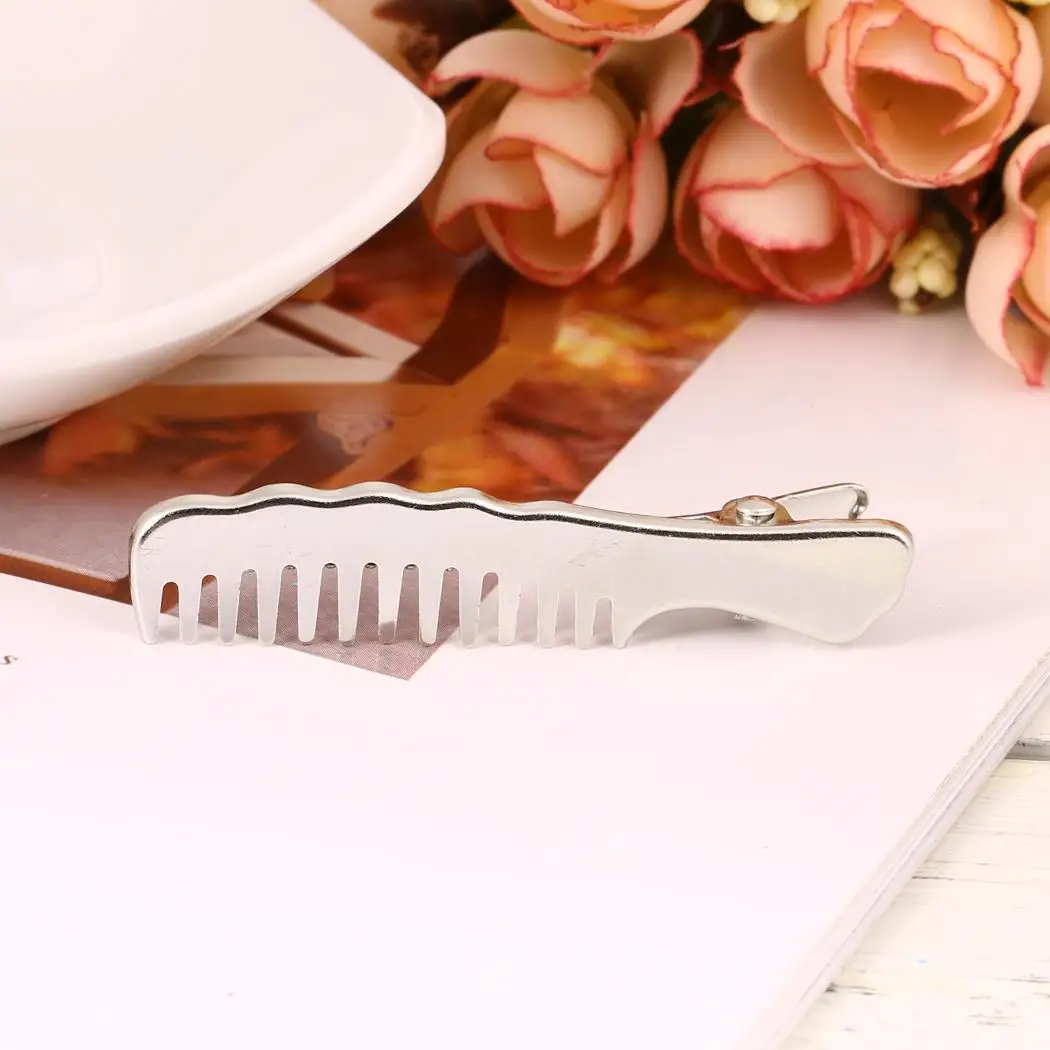 

Silver Casual Fashion Alloy Hair Personality Women Plating Clip Gold Shape Comb