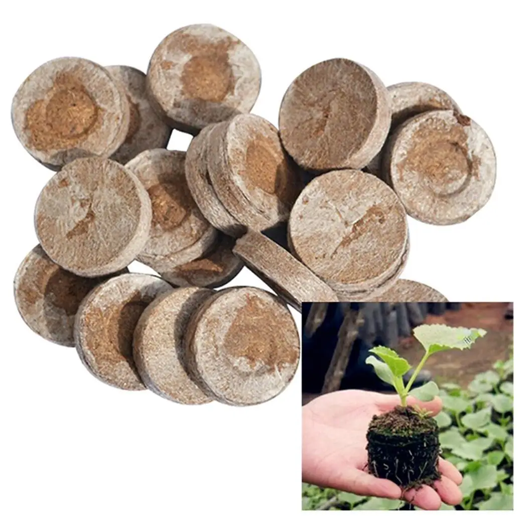 

3cm Seedling Mud Compression Nutrient Planting Soil As picture 6 30 mm Gardening Supplies Home, 10 mm
