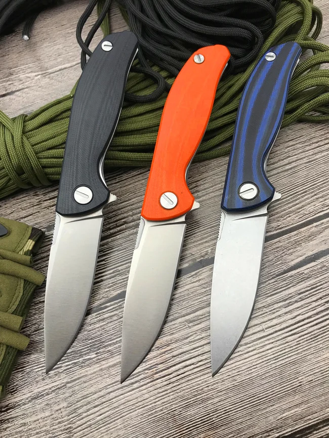 57-58HRC F3 440C G10 или складной нож с деревянной ручкой инструмент для выживания