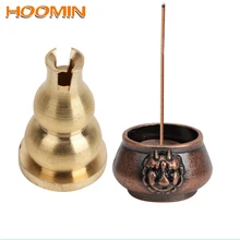 Благовония горелки классический узор палочка держатель благовония база Plug медь домашний декор гаджеты