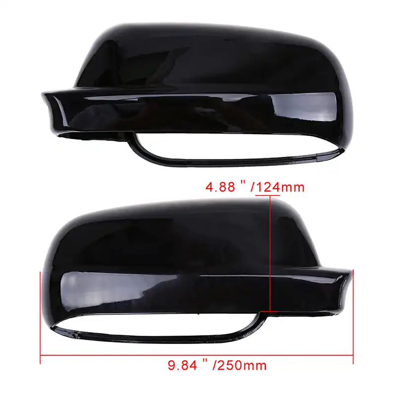 2pcs Auto Car Side Rear View Mirror Shell Cover for VW Jetta MK4 1999-2005