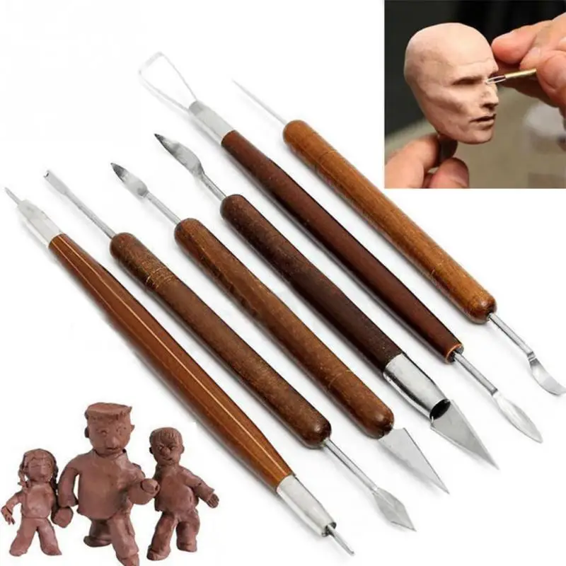 

Clay Sculpting Set Pottery Tools Stainless Steel Polymer Modeling Carving Tool