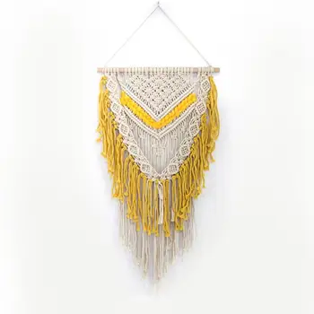 

New Coming Bohemian Macrame Hand-woven Simple Home Hang - Up Living Room Wall Hanging Decorations Party Supplies