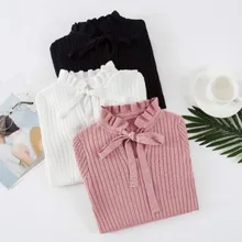 Новинка, модный тонкий вязаный свитер, женский осенний свитер с длинным рукавом, женские пуловеры, свитера, зимний женский свитер