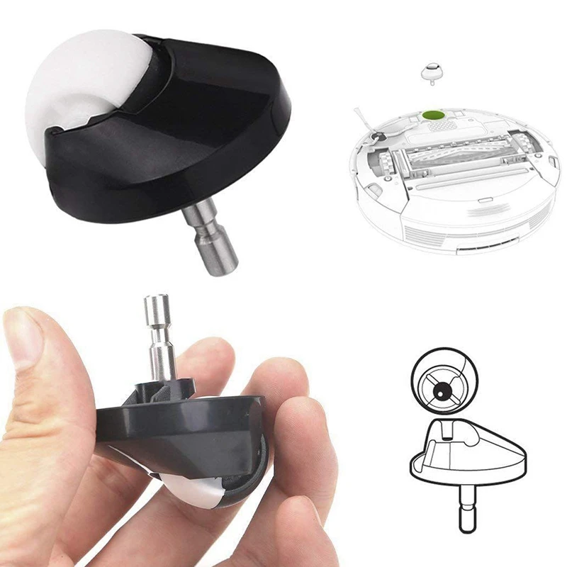 Сменные колесики Roomba для 980 960 770 780 690 650(500 600 700 800 и 900 серий) вакуумные детали 2 шт
